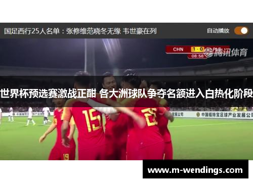 世界杯预选赛激战正酣 各大洲球队争夺名额进入白热化阶段