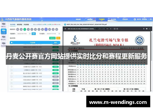 丹麦公开赛官方网站提供实时比分和赛程更新服务