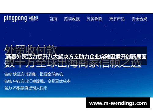 新春外贸活力提升八大解决方案助力企业突破困境开创新局面